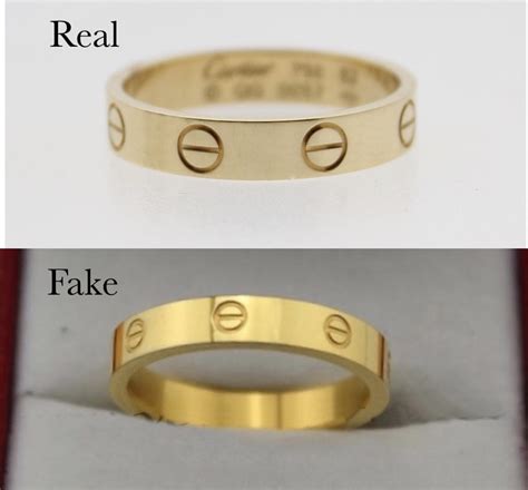 cartier love ring false ring.